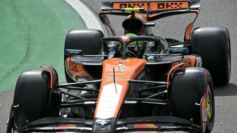 Impressive Norris on Sao Paulo pole after sprint win