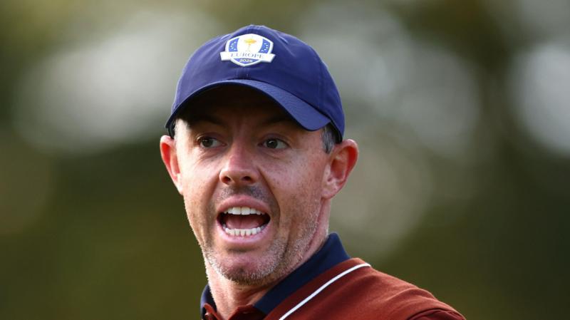 Angry McIlroy swears at rowdy US fans in Ryder Cup