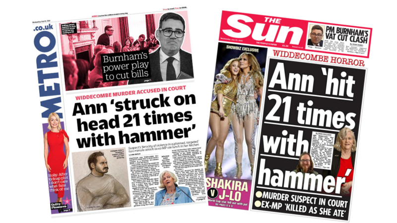 'Burnham's power play' and Widdecombe 'hit 21 times with a hammer'
