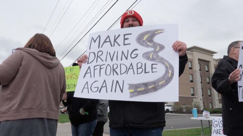 'It's just ridiculous': Americans react to gas prices