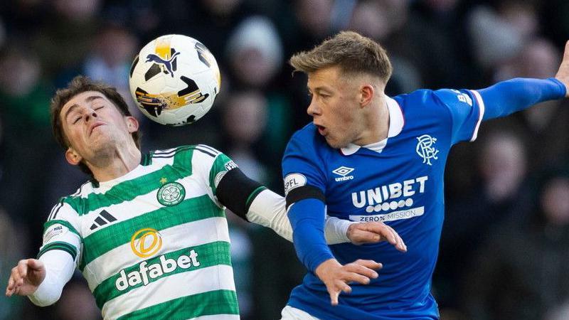 Celtic's Luke Macowan and Connor Barren