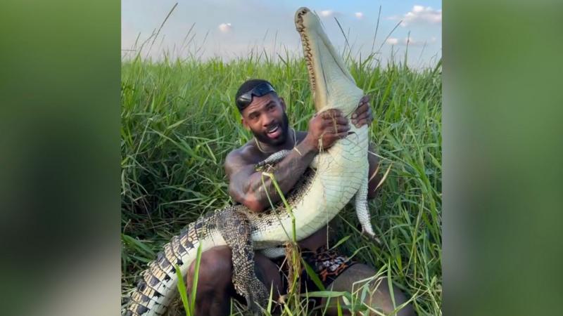US influencer investigated over wild croc wrestling videos