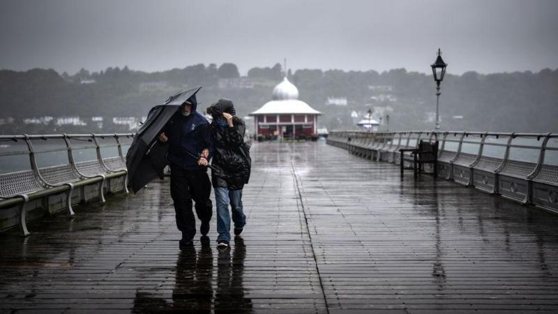 Strong winds and heavy rain forecast as stormy weather to hit the UK