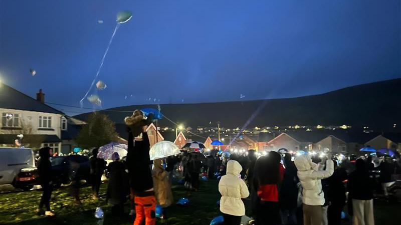 Torf yn y digwyddiad yn Abertridwr