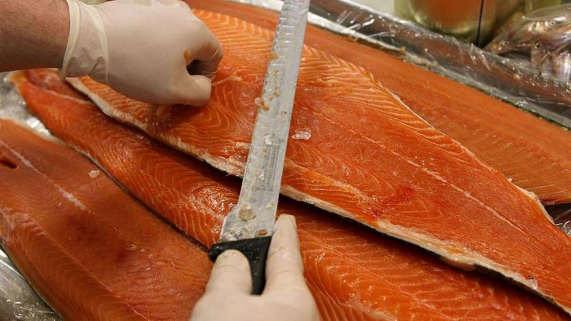 Salmon exports remain high but Scotch whisky falls