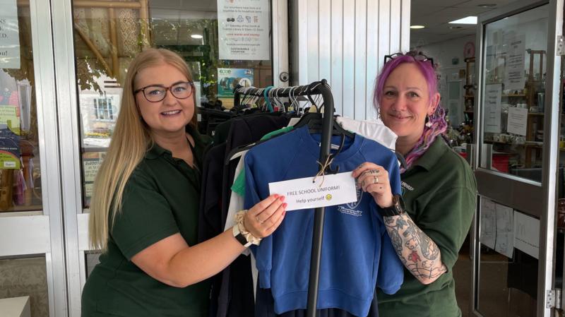 Devon charity offers free school uniforms all year