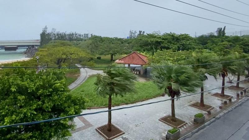 Typhoon Dolphin batters Japan's Okinawa before bearing down on China