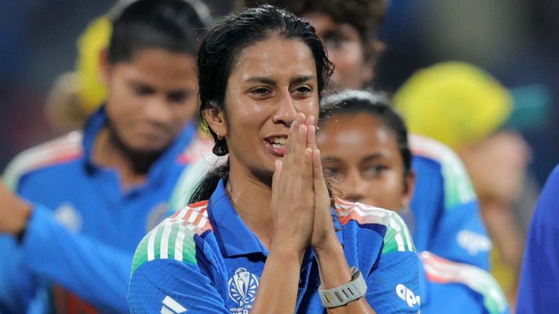 India stun Australia with record chase to reach World Cup final