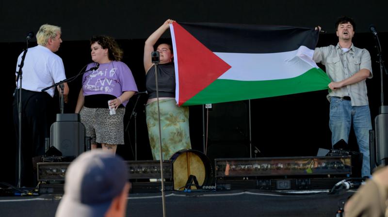 Bands boycott music festival after group's set 'cut off'