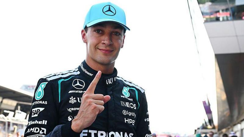 Russell claims controversial pole after Verstappen crash