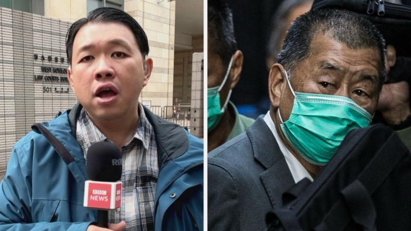 BBC reports from outside court after Jimmy Lai sentencing