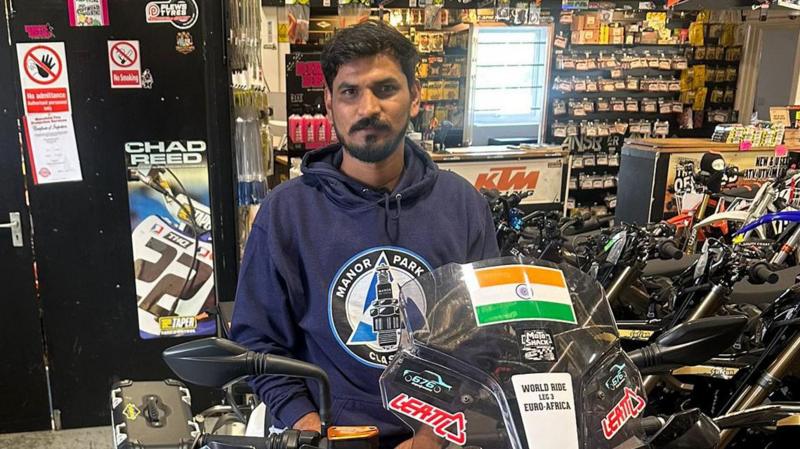 Bike gifted to round-the-world trip theft victim