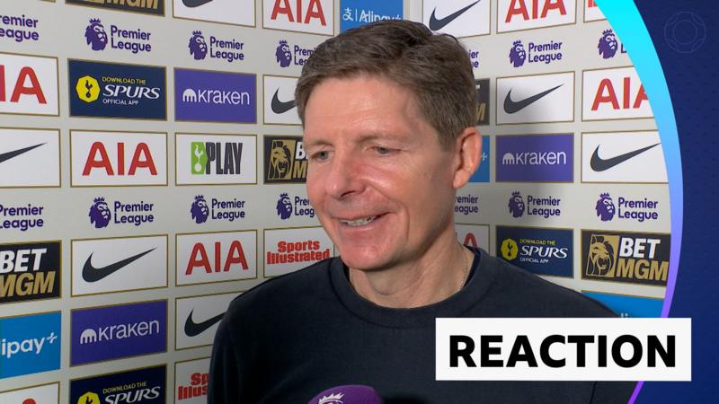 'The reaction was great' - Glasner proud as Palace fight back to beat Spurs