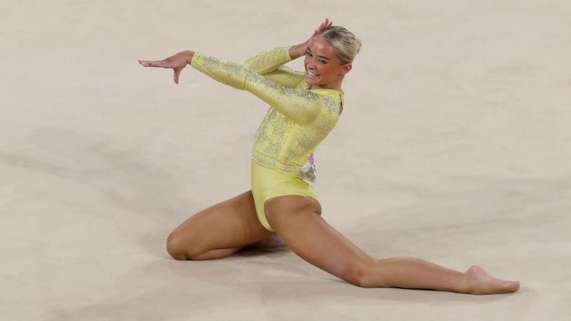 Gymnast Evans delivers first gold for Wales