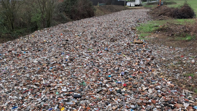Residents' 'anger' as illegal waste dumps appear near homes