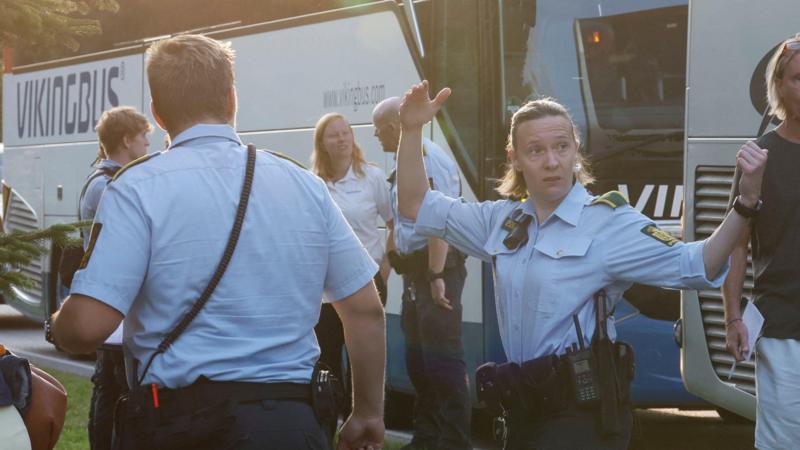 One dead and several injured as Danish train hits tanker and derails