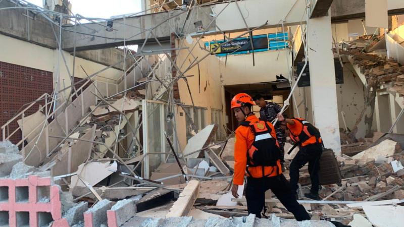 One dead after 7.7 magnitude earthquake strikes Indonesia