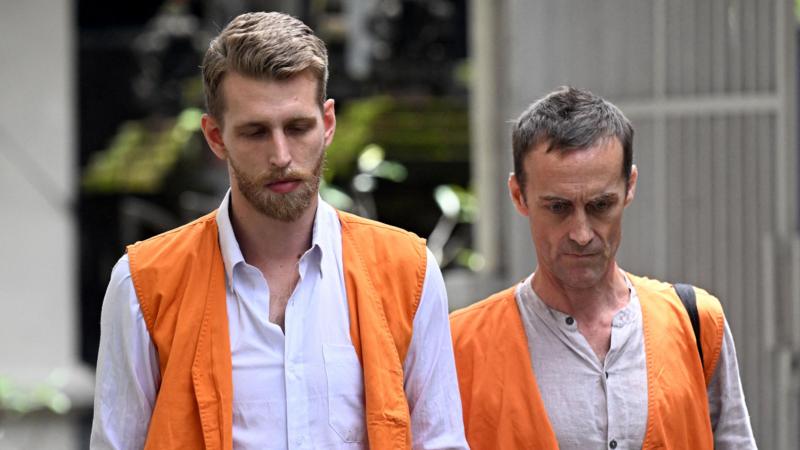 Two British men jailed for smuggling cocaine into Bali