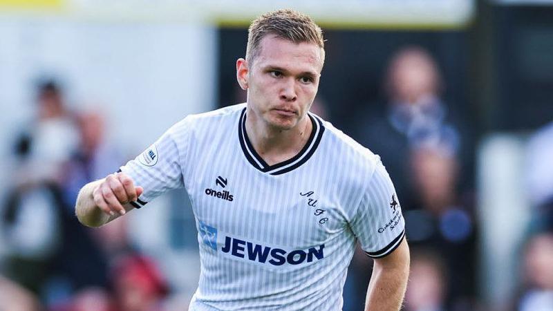 Ethan Walker scored Ayr United's second goal at Somerset Park