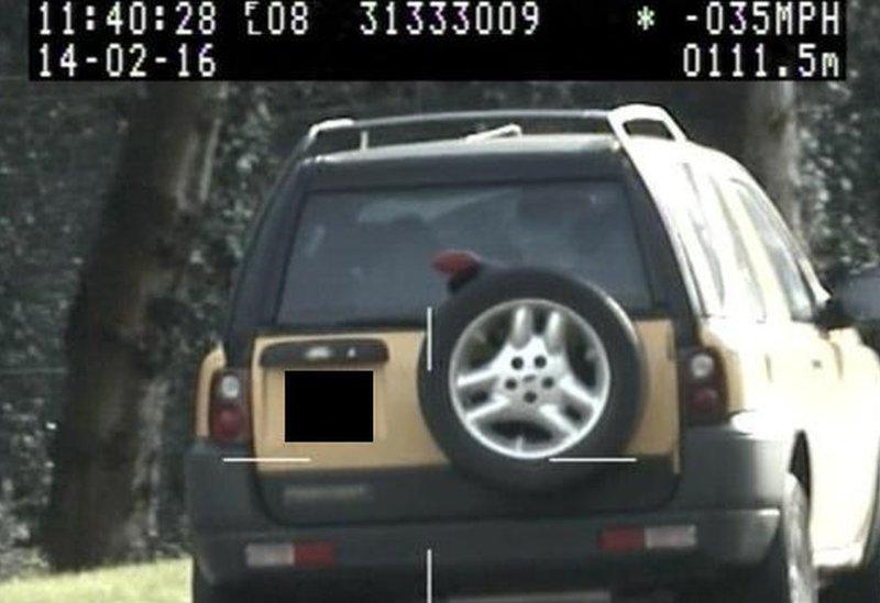 Christopher Henry caught speeding in Hampshire