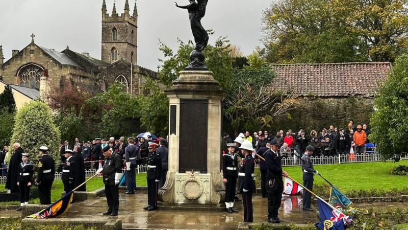 Remembrance Day: West Of England Falls Silent To Pay Respects - BBC News