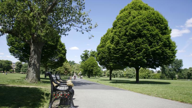 Man dead and woman in hospital after park shooting