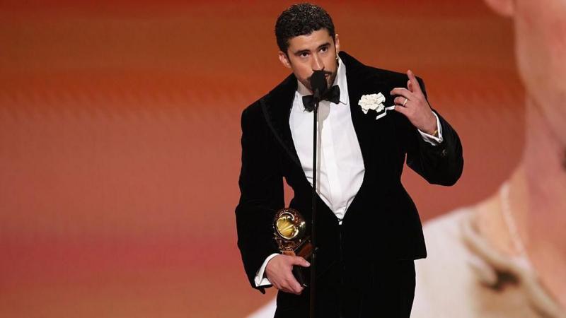Bad Bunny says 'ICE out' in forceful Grammy speech