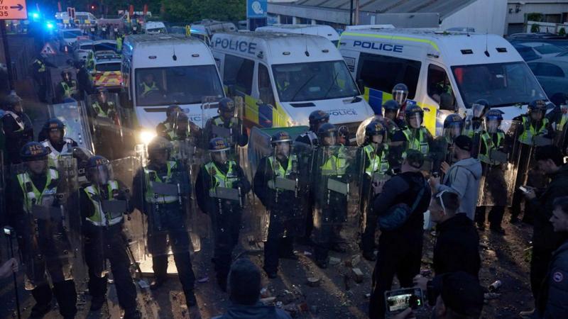 Three admit violent disorder after Nowak protest