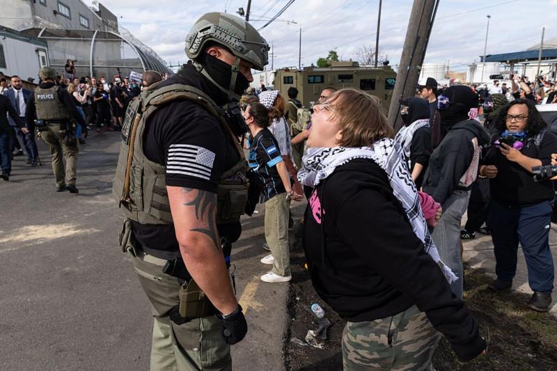 Protests escalate outside ICE facility over alleged inhumane conditions