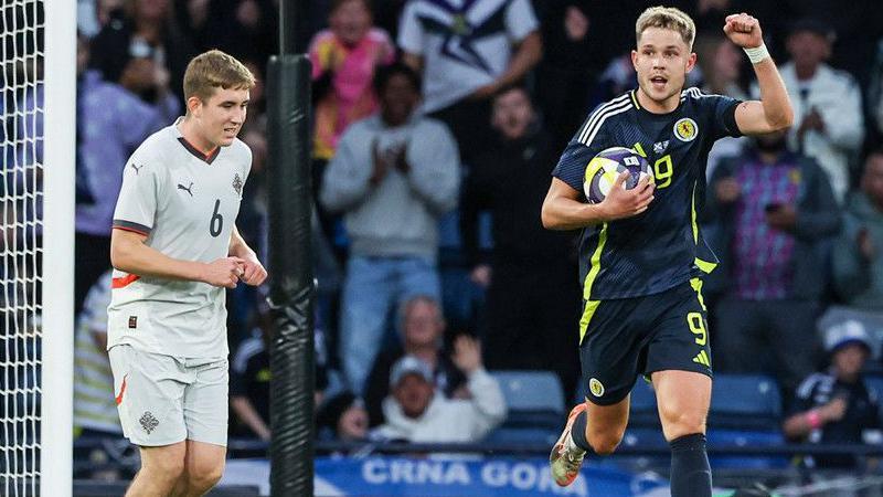 Scotland's George Hirst