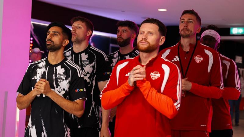 Twenty goals and a burning yellow card - the best bits from Sidemen charity match