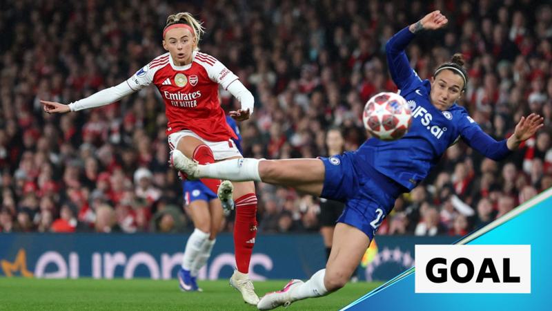 'What a stunner!' - Kelly doubles Arsenal's lead against Chelsea