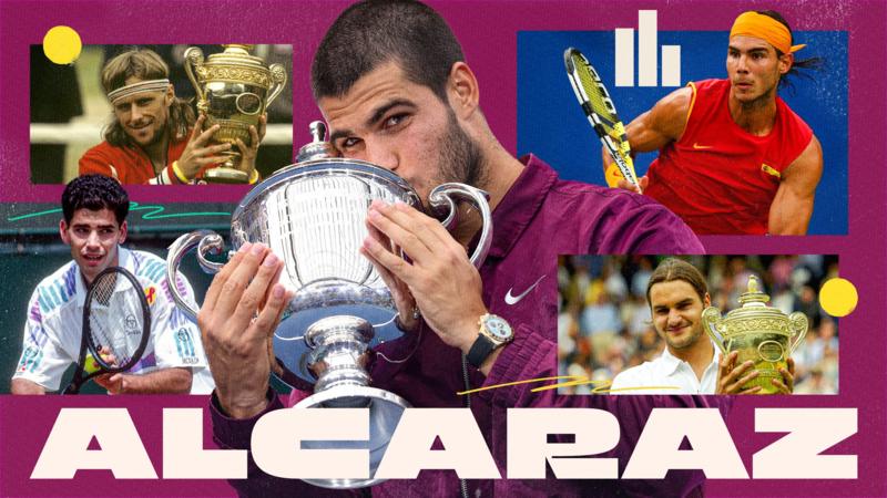 'Playing perfectly' - how does Alcaraz rank vs tennis legends at 22?