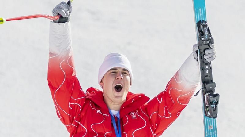 Watch: Von Allmen wins men's downhill gold