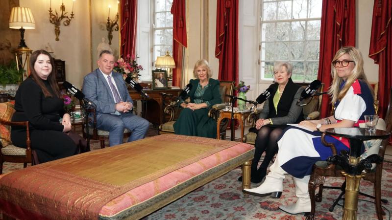 Queen records special broadcast with John Hunt, whose wife and two daughters were murdered