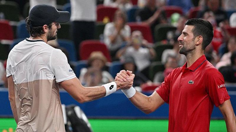 Monaco qualifier beats struggling Djokovic in Shanghai to make history