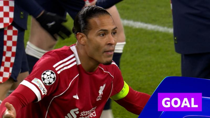 Van Dijk gives away penalty as PSV take lead at Anfield
