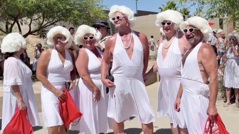 Marilyn Monroe lookalikes gather to celebrate her 100th birthday