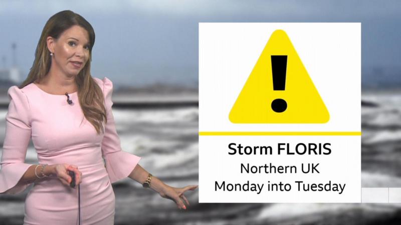 Storm Floris to bring 'unseasonably strong gusty' winds to UK