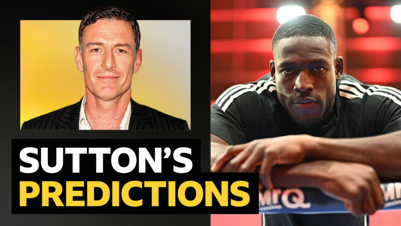 Sutton's FA Cup predictions v boxer Richard Riakporhe