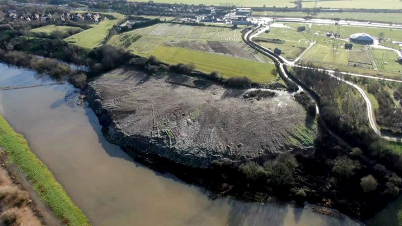 Watch: Drone footage shows scale of one illegal waste dump