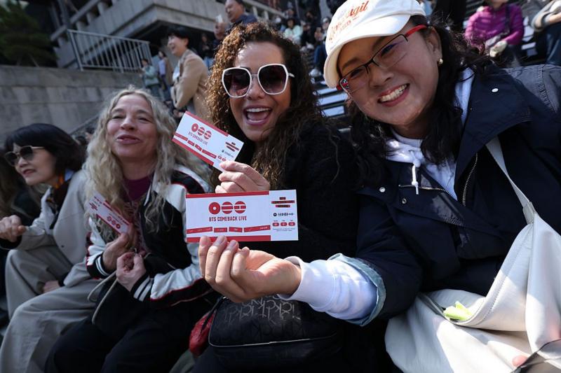 'BTS is everything for us': K-pop fans gather in Seoul for comeback show