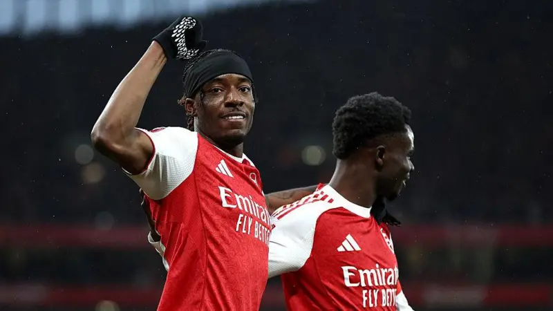 Arsenal made wholesale changes - Noni Madueke opening the scoring - and still thrashed Wigan Athletic.