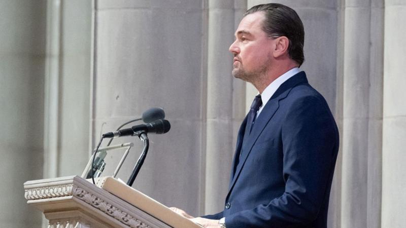 Leonardo DiCaprio honours Jane Goodall at funeral in DC