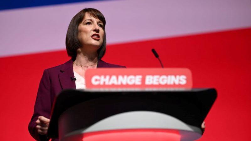 Chancellor Rachel Reeves delivers her speech to the Labour Party conference in September 