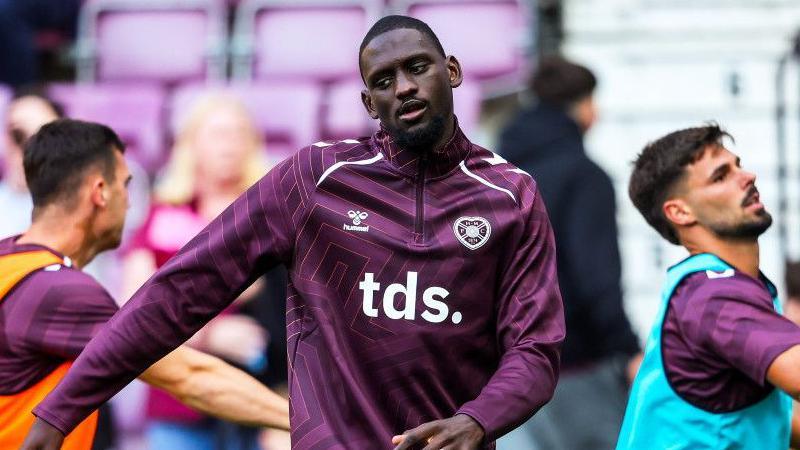 Hearts striker Amadou Ba-Sy