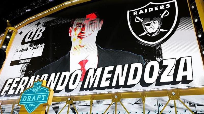 Raiders take Mendoza with first pick of NFL Draft