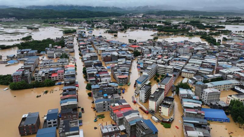 'The water just came so fast': Typhoon triggers floods and rare tornadoes in China