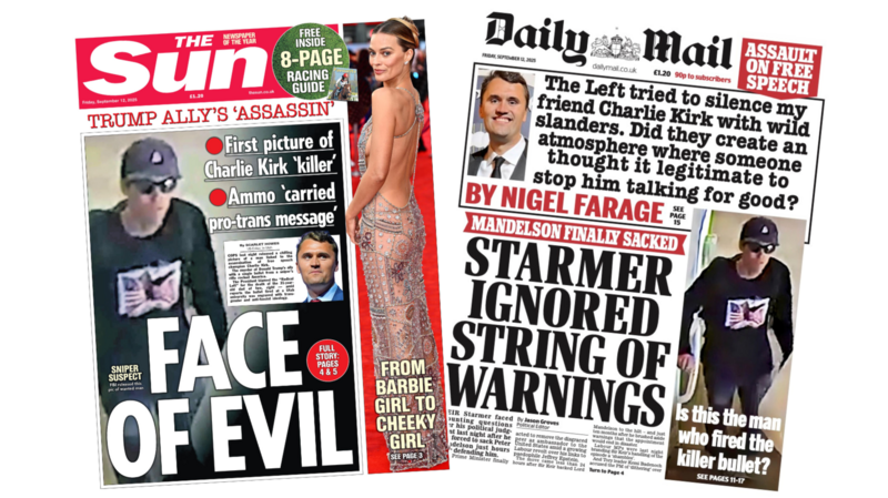 The Papers: 'Face of evil' and Mandelson 'finally sacked'