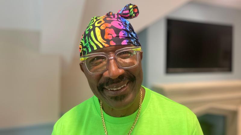 Mr Motivator delivers fitness class at care home